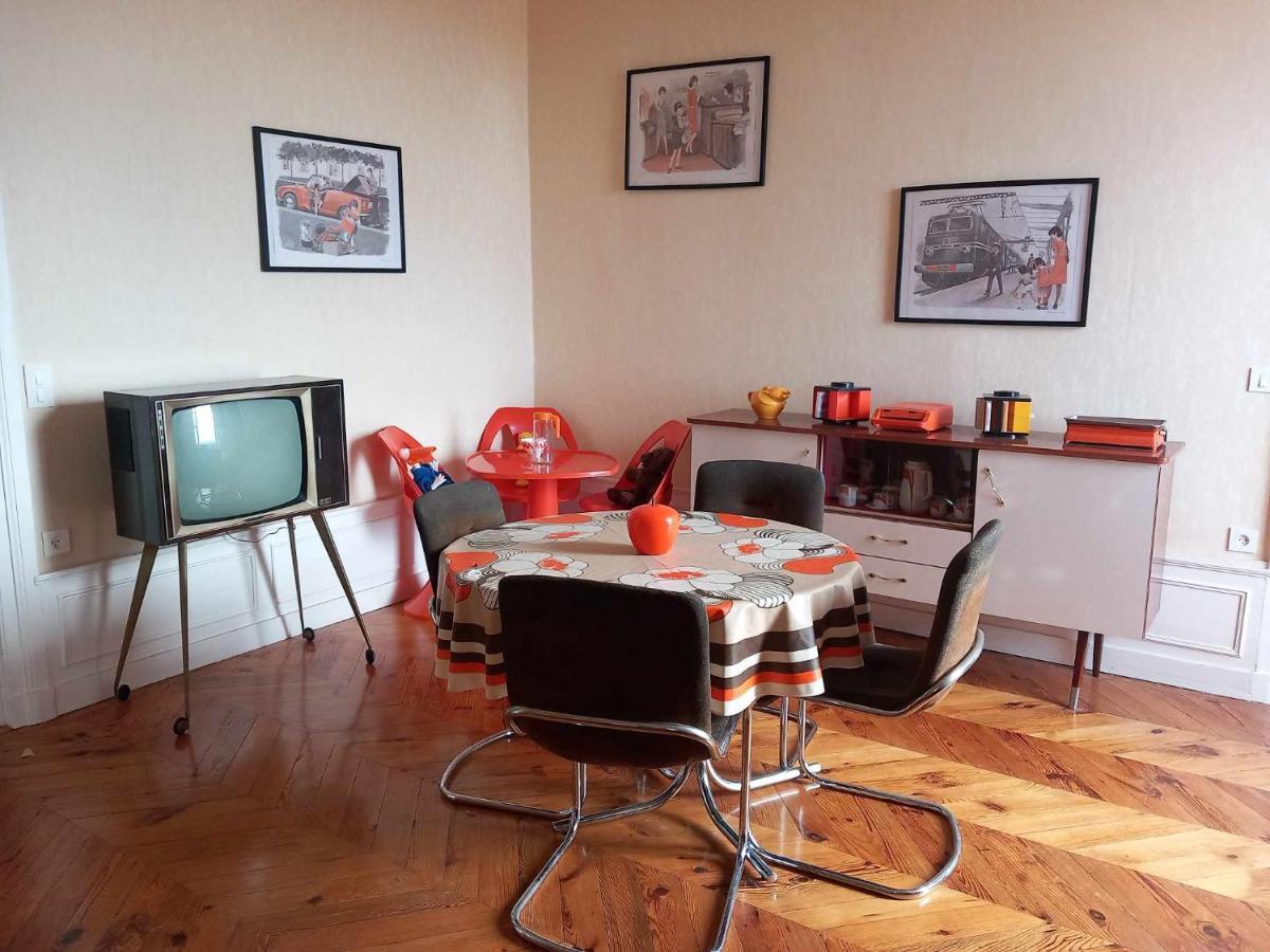 梯也尔Vintage ,La Capsule Temporelle Wifi Draps Parking Publique Gratuit公寓 外观 照片